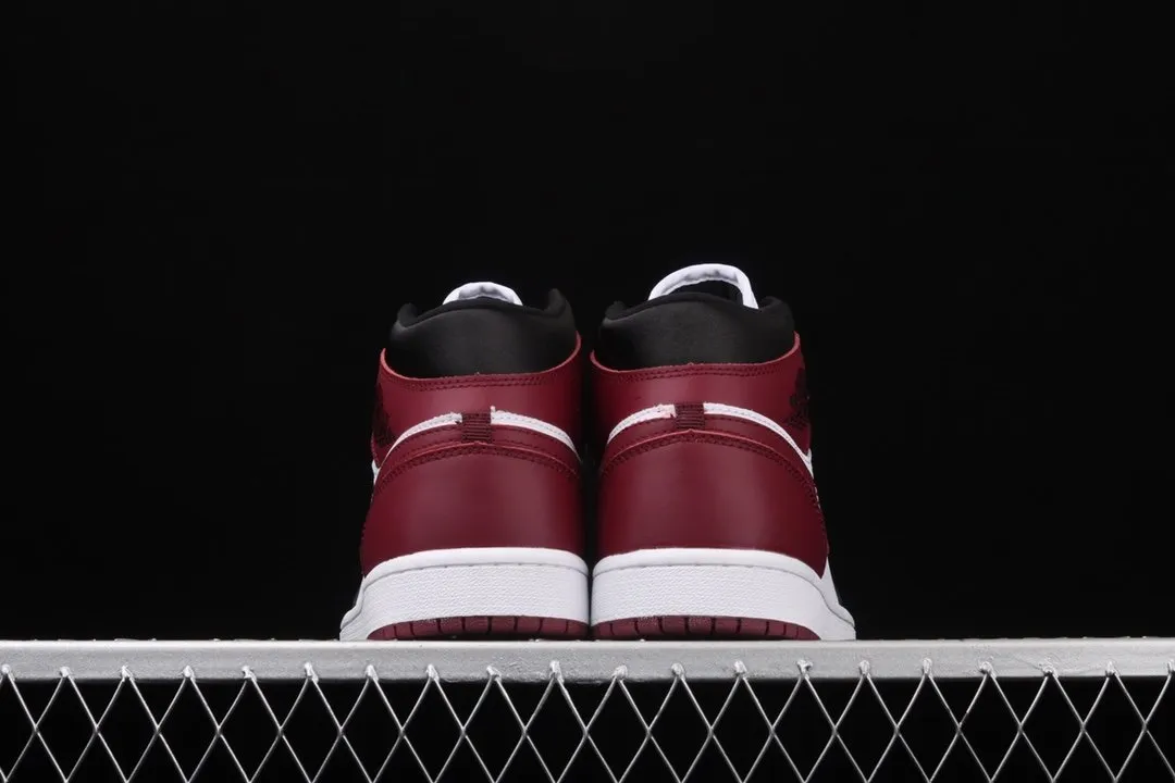 All categories Air Jordan Jordan series basketball shoes Air Jordan 1 Mid Air Jordan 1 Mid AJ1 Joe 1 China 35th anniversary limited black and red color mid-top basketball shoes CZ4385-016